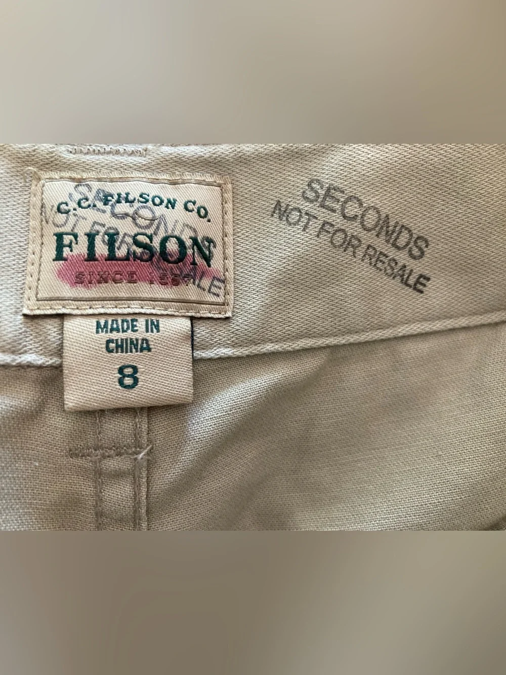 NWT Filson Women’s Prairie Shorts- Size 8 - Picture 6 of 10